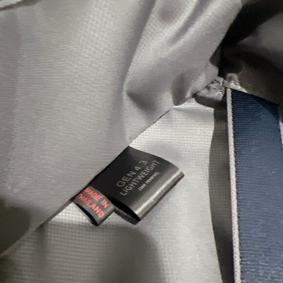 TUMI Continental Expandable Softside Spinner 4-Wheeled Carry-On, Blue/ Black - Picture 12 of 13